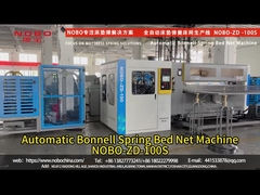 Otomatik Koltuk Bonnell Bahar Yatak Ağı Makinesi NOBO-ZD-100S,Bahar Kapasitesi: 90- 100bahar/dakika