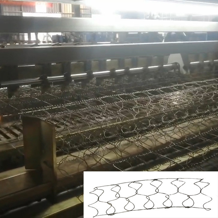 Yay Montajlı Yatak Yay Yapışık Sarma Makinesi Helisel Tel Çapı 1.6-1.7